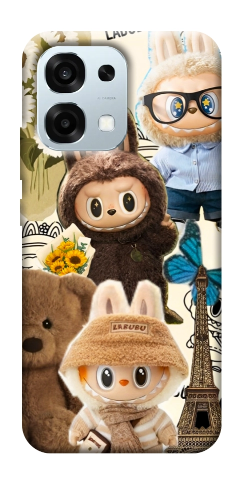 Чехол Labubu mood для Oppo A6 Pro