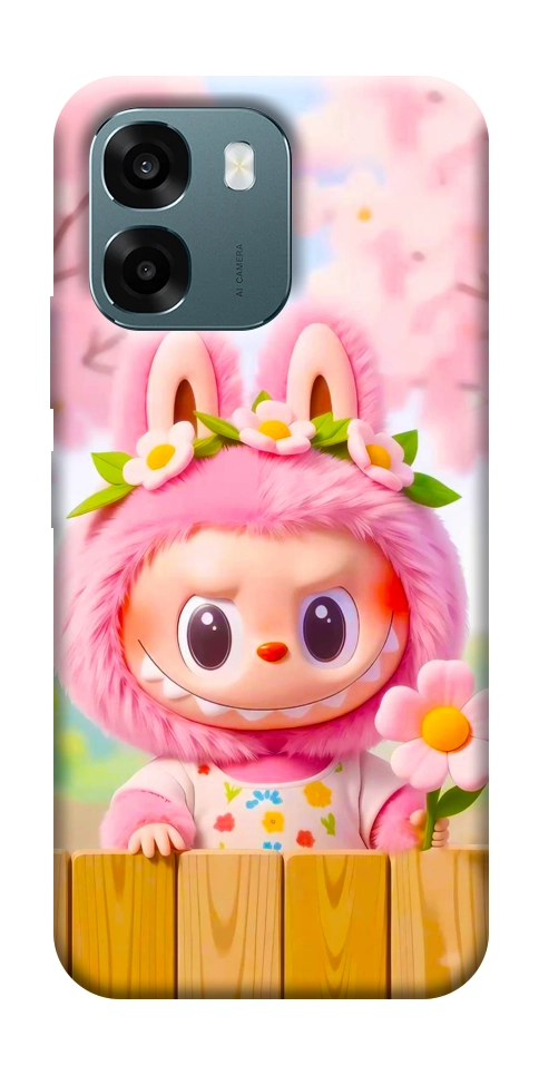Чохол Labubu flower для Oppo A6