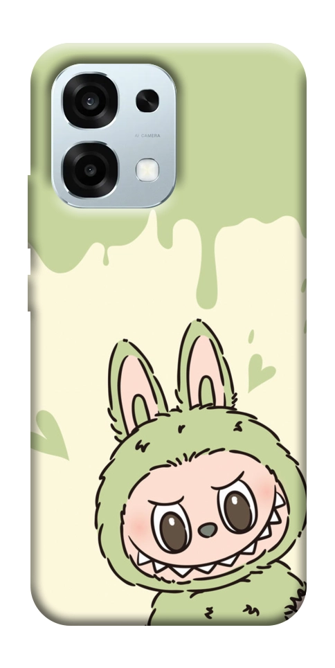 Чехол Labubu green для Oppo A6 Pro