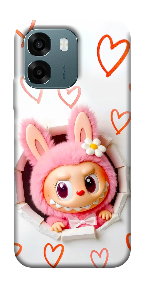 Чохол Labubu paper для Oppo A6