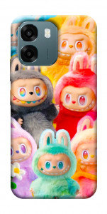 Чохол Rainbow labubu для Oppo A6