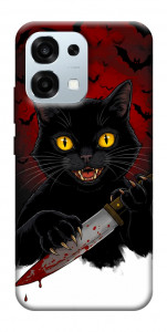 Чехол Horror lucky cat для Oppo A6 Pro 5G