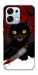 Чехол Horror lucky cat для Oppo A6 Pro
