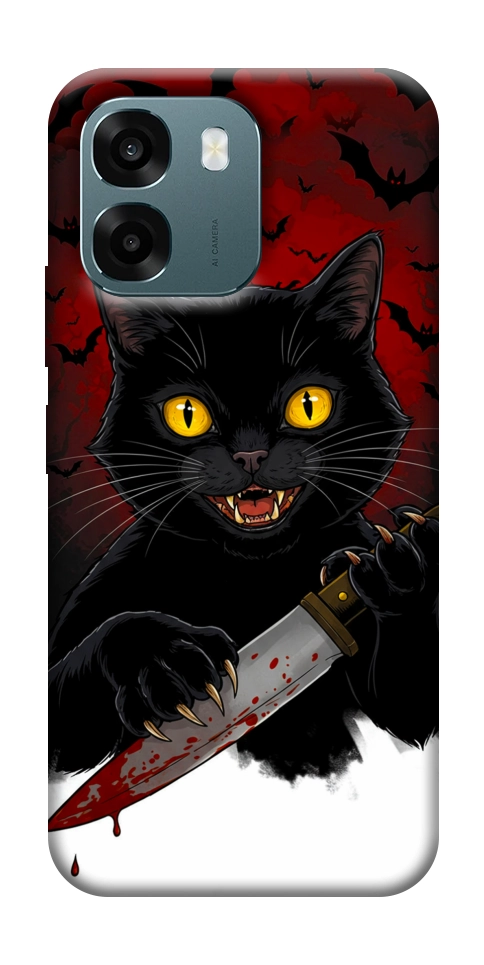Чохол Horror lucky cat для Oppo A6