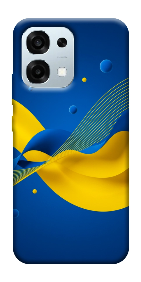 Чехол Жовто-синя гармонія для Oppo A6 Pro