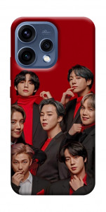 Чехол BTS in red для Oppo Reno 15