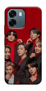 Чохол BTS in red для Oppo A6