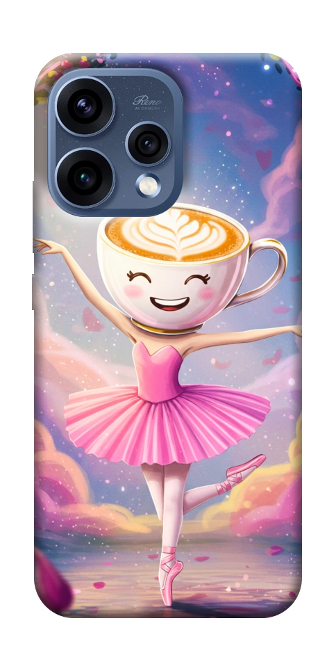 Чехол Ballerina illustration для Oppo Reno 15