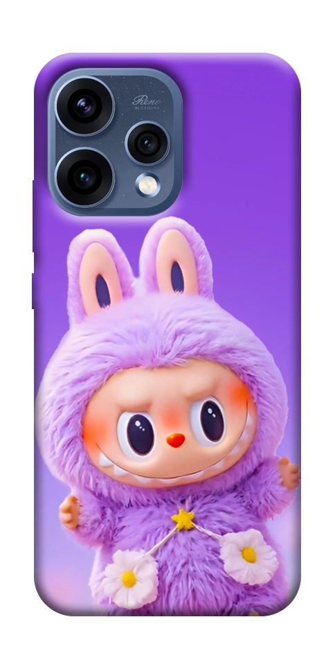 Чехол Labubu purple для Oppo Reno 15