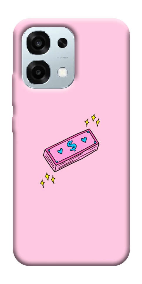 Чохол Simple pink money для Oppo A6 Pro