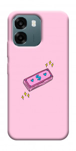 Чохол Simple pink money для Oppo A6