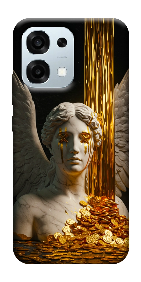 Чехол Gold statue для Oppo A6 Pro
