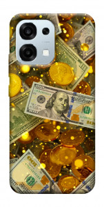 Чехол Gold and dollars для Oppo A6 Pro 5G