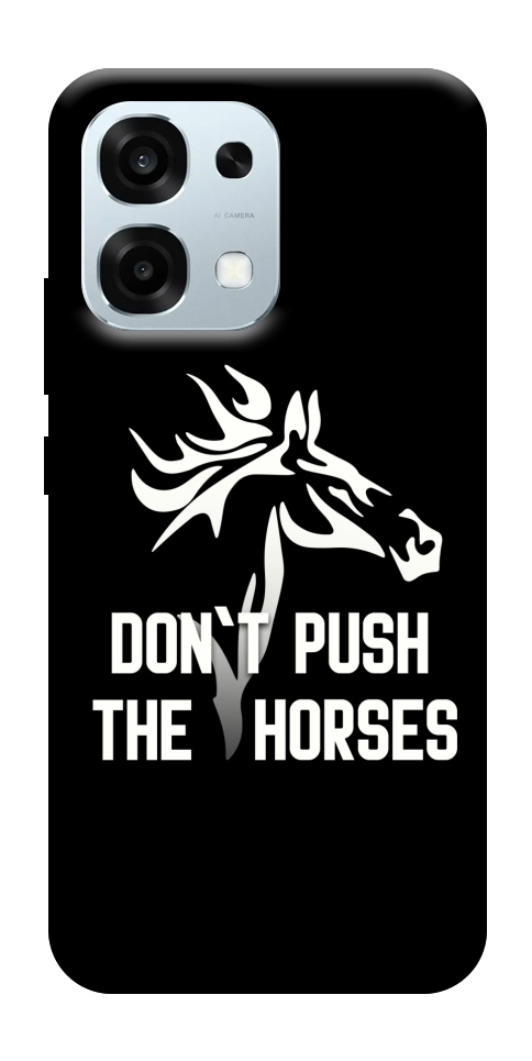 Чехол Dont push the horses для Oppo A6 Pro