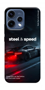 Чехол Black and red care для Oppo Reno 15