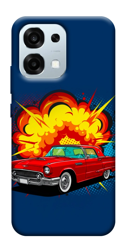 Чехол Retro explosion для Oppo A6 Pro