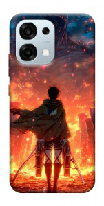Чехол Attack on titan eren для Oppo A6 Pro 5G
