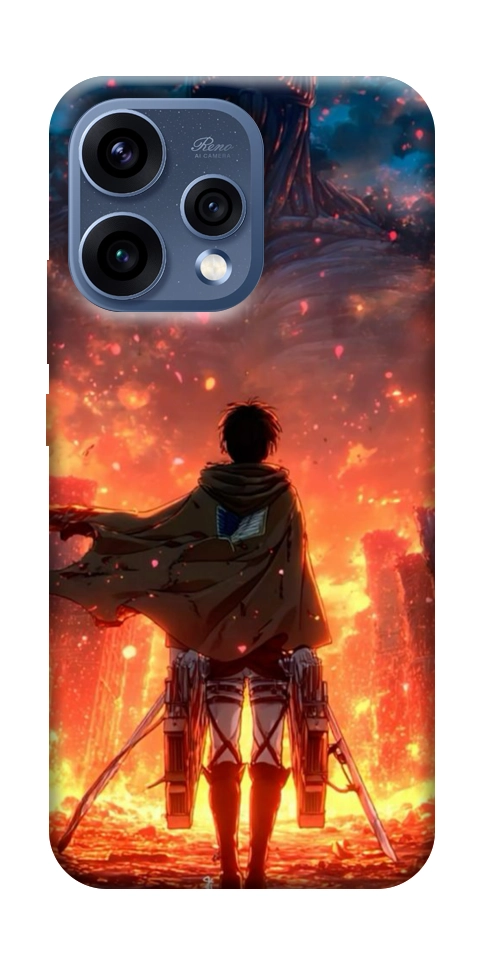 Чохол Attack on titan eren для Oppo Reno 15