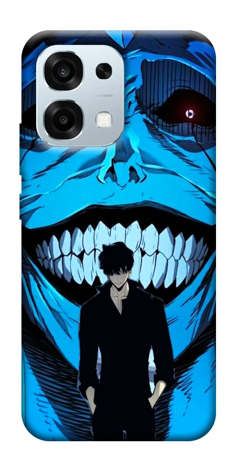 Чехол Solo leveling blue vibe для Oppo A6 Pro
