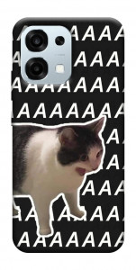 Чехол Сat screaming для Oppo A6 Pro 5G