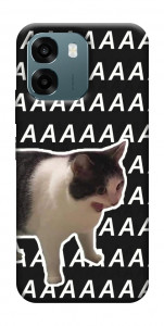 Чохол Сat screaming для Oppo A6