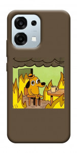 Чехол Dog in the fire для Oppo A6 Pro 5G