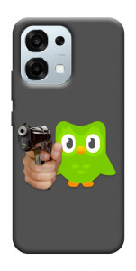 Чехол Duolingo meme для Oppo A6 Pro 5G
