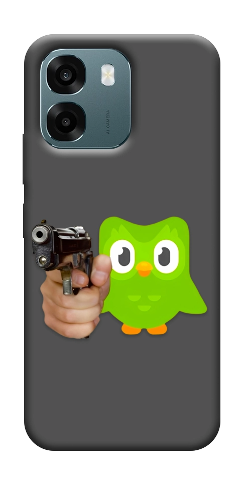 Чохол Duolingo meme для Oppo A6
