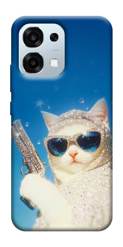 Чехол Diamond kitty для Oppo A6 Pro