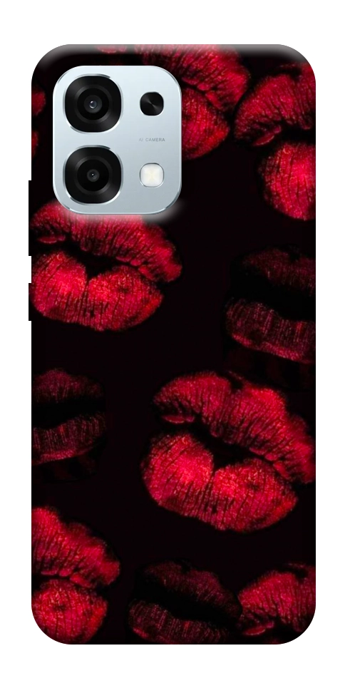 Чехол Kisses on black для Oppo A6 Pro