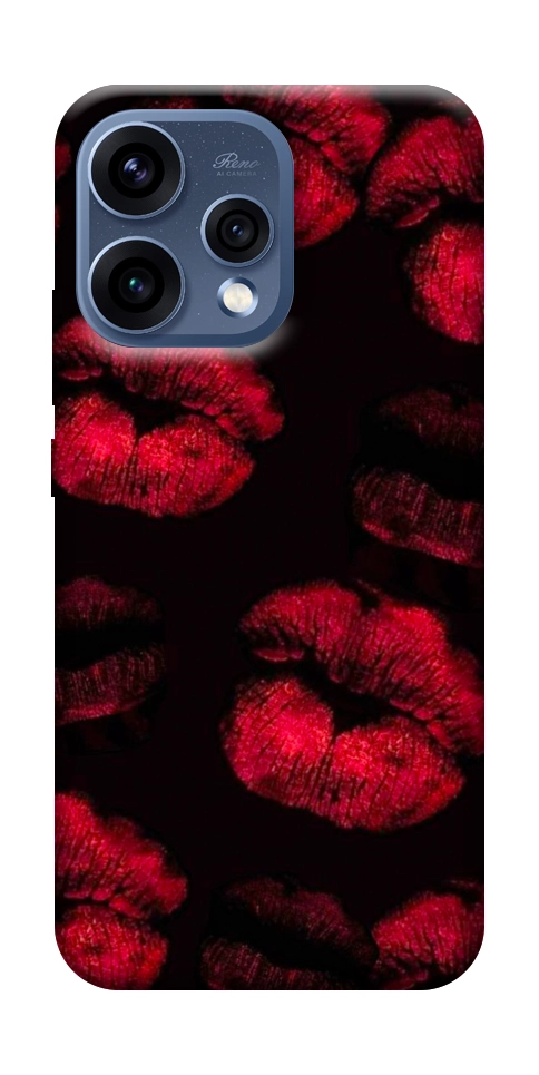 Чохол Kisses on black для Oppo Reno 15