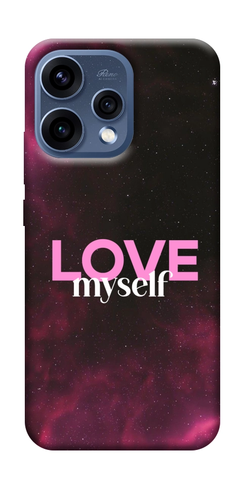 Чехол Love myself для Oppo Reno 15