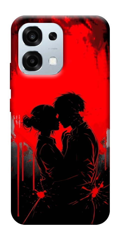 Чехол Silhouette couple для Oppo A6 Pro