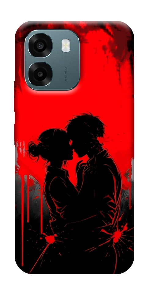 Чохол Silhouette couple для Oppo A6