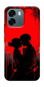 Чохол Silhouette couple для Oppo A6