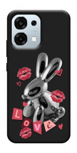 Чехол Metal bunny для Oppo A6 Pro 5G