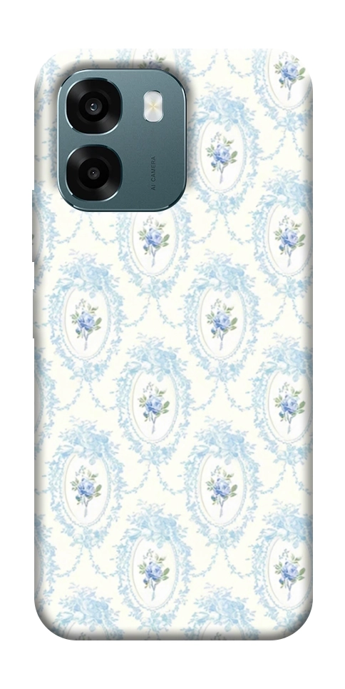 Чохол Блакитна класика для Oppo A6