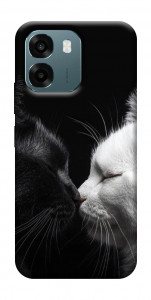 Чохол Black and white cats для Oppo A6