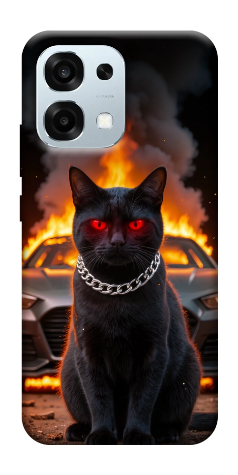 Чехол Black trouble для Oppo A6 Pro