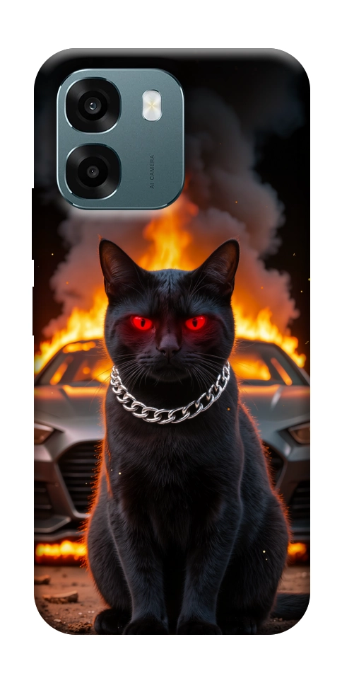 Чохол Black trouble для Oppo A6