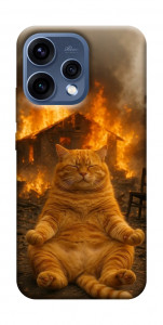 Чехол Burning cat для Oppo Reno 15