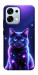 Чохол Galaxy purple cat для Oppo A6 Pro