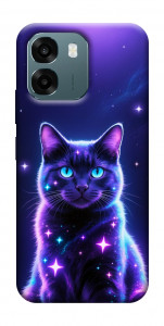 Чохол Galaxy purple cat для Oppo A6