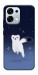 Чехол Хорёк в снегу для Oppo A6 Pro