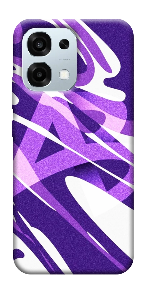 Чехол Purple Abstract для Oppo A6 Pro