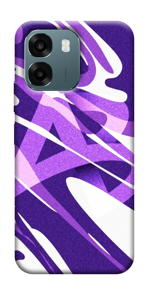 Чохол Purple Abstract для Oppo A6