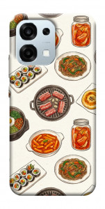 Чехол Korean food для Oppo A6 Pro 5G