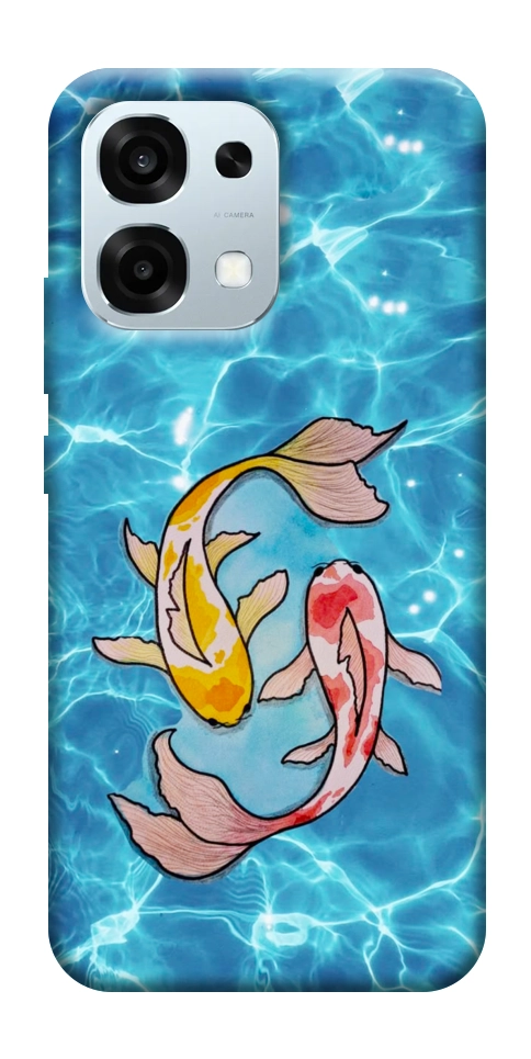 Чехол Koi fish для Oppo A6 Pro