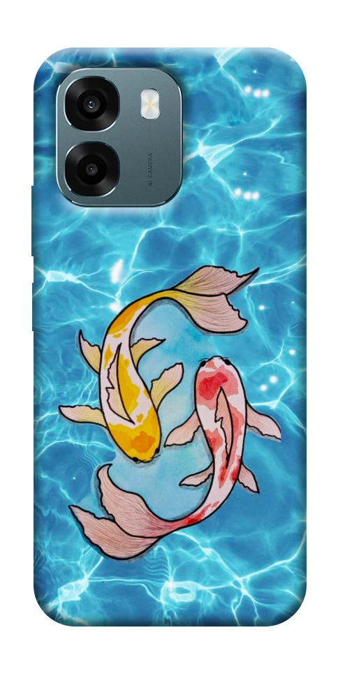 Чохол Koi fish для Oppo A6