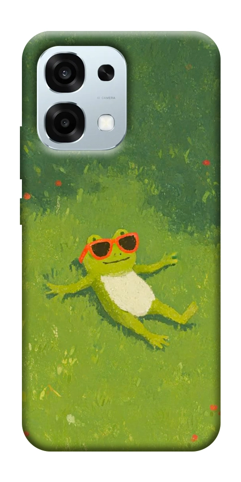 Чехол Лягушачий chill для Oppo A6 Pro